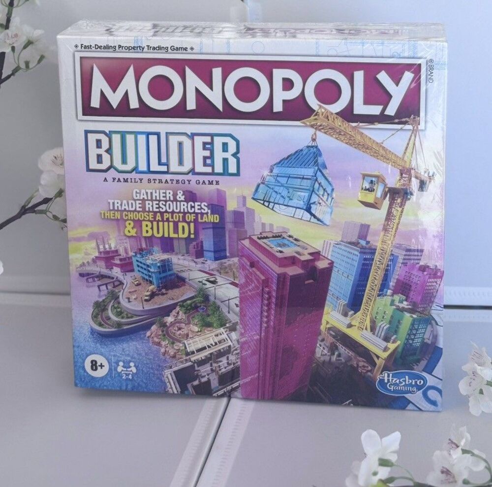 Monopoly Builder Board Game Family Strategy Game Sealed New